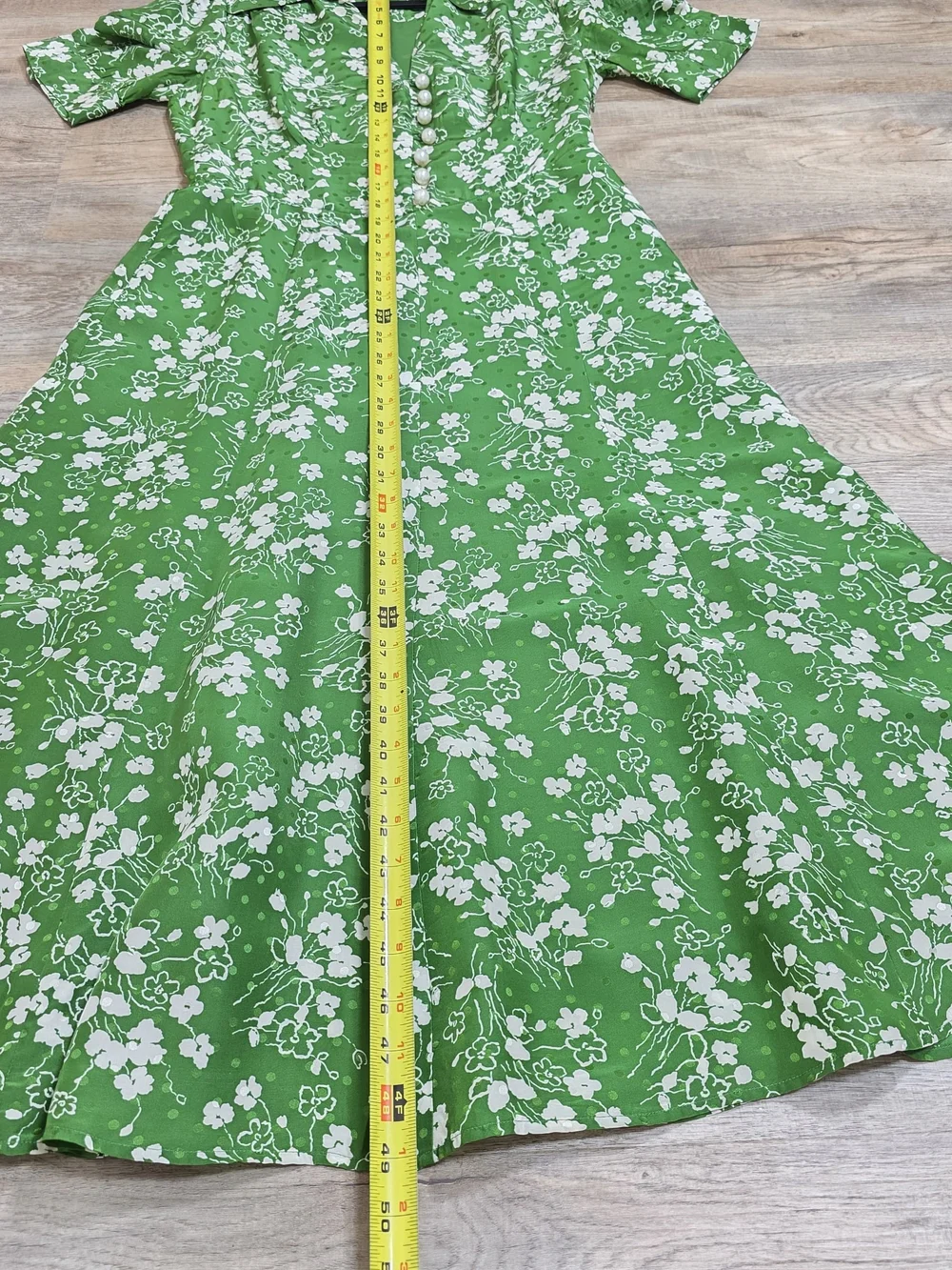 L.K. BENNETT SILK SOPHIE WILDFLOWER DRESS SIZE 8 MSRP $675 - Picture 9 of 10